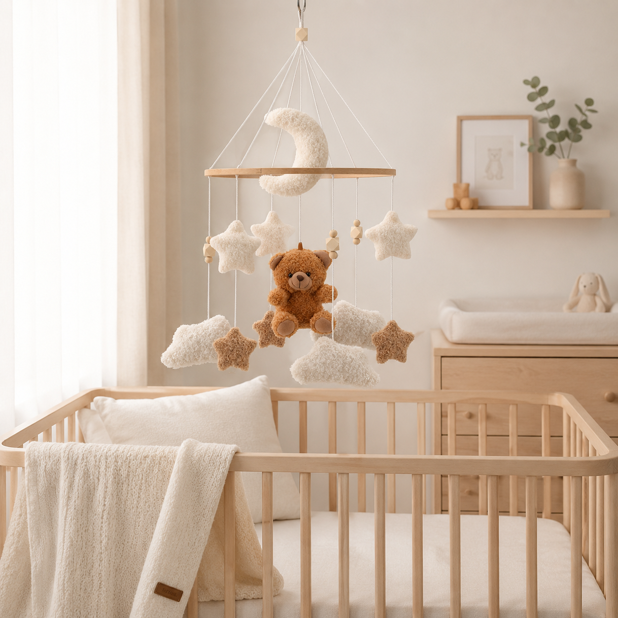 móvil infantil para cuna Roots Toys