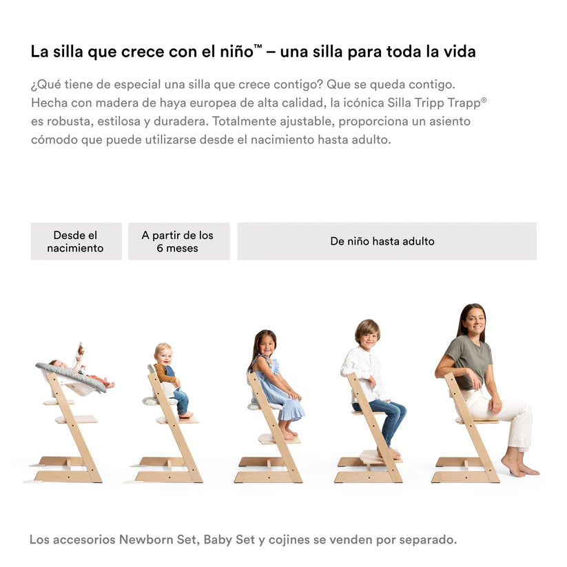 Silla de comer Stokke Tripp Trapp Blanca