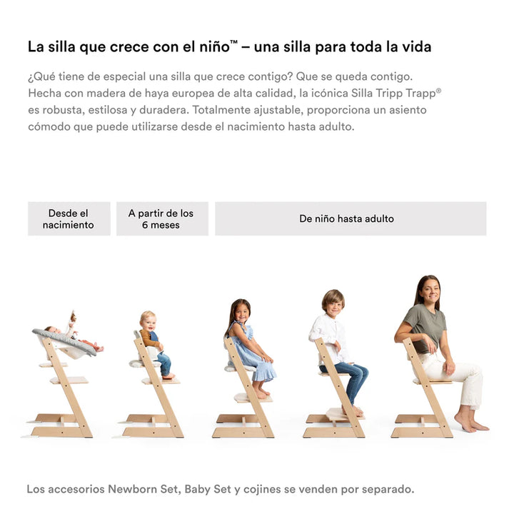 Silla de comer Stokke Tripp Trapp Blanca