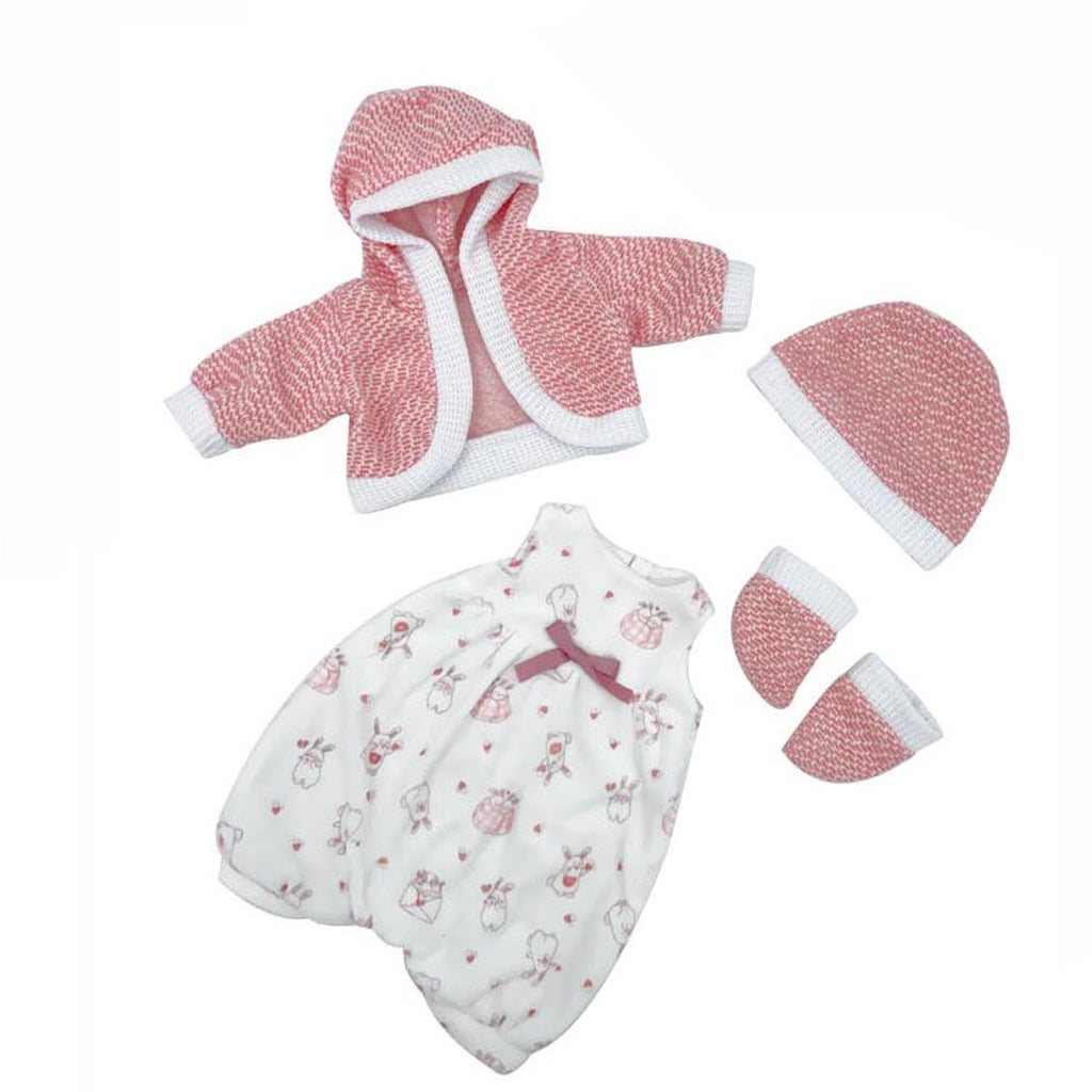 ROPA MUÑECA BEBÉ REBORN ROSA