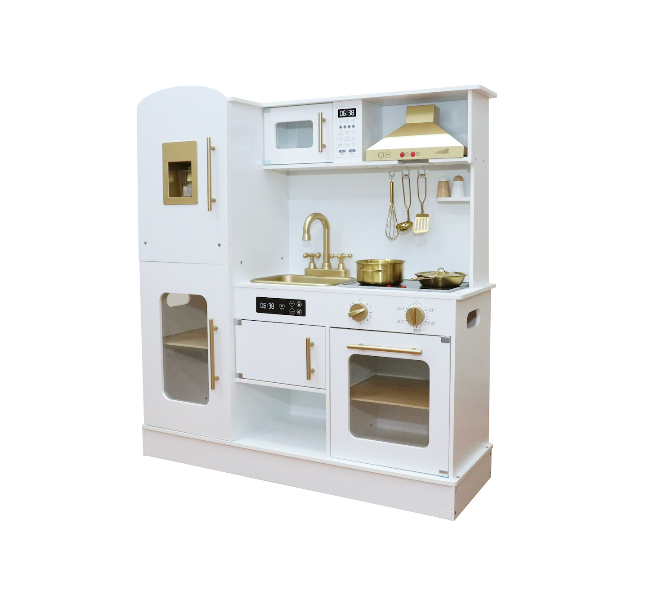 Mueble Cocina de juguete estilo montessori color blanco