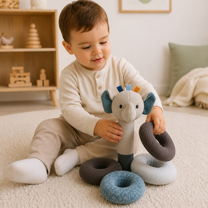 ELEFANTE DE PELUCHE APILABLE