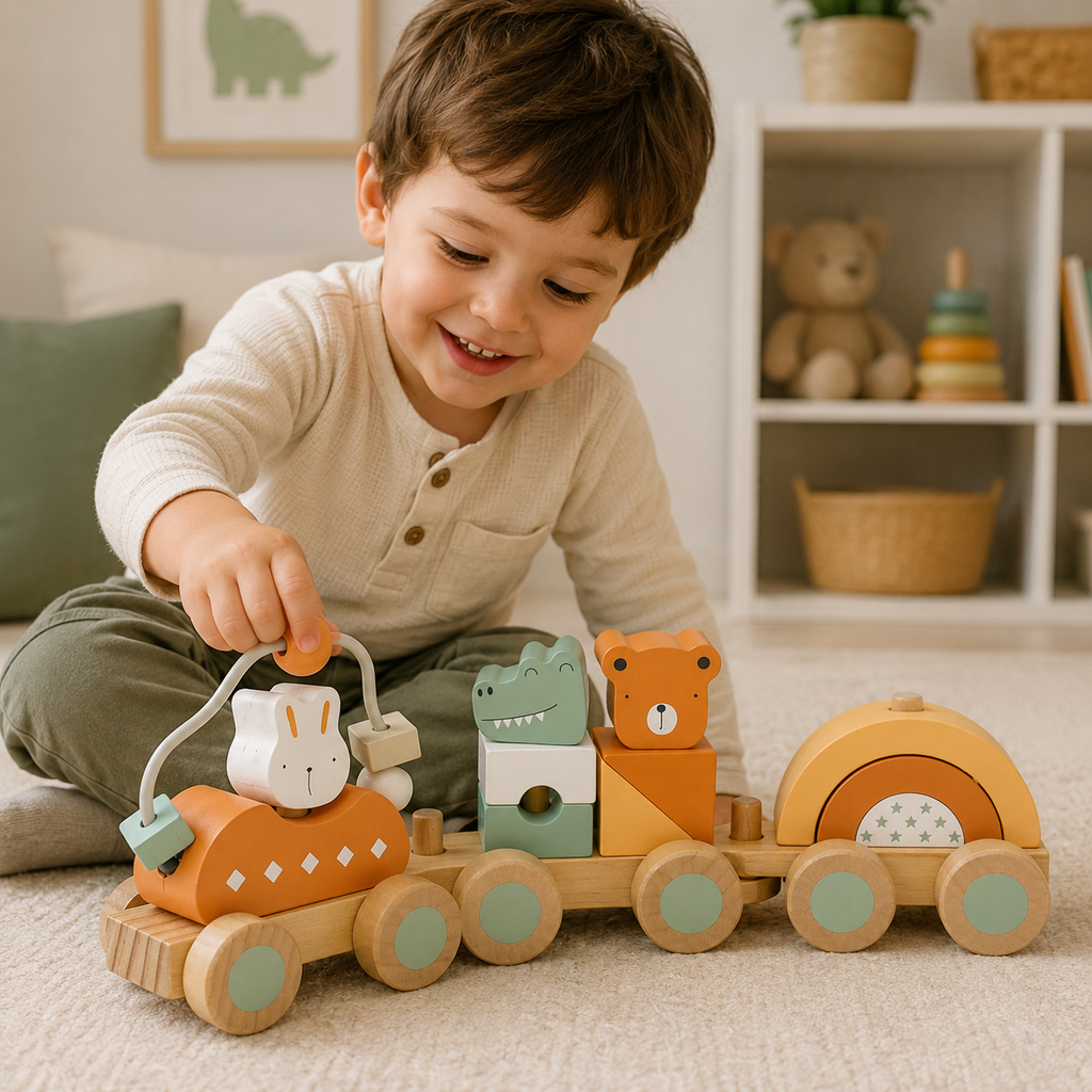 TREN APILABLE DE MADERA
