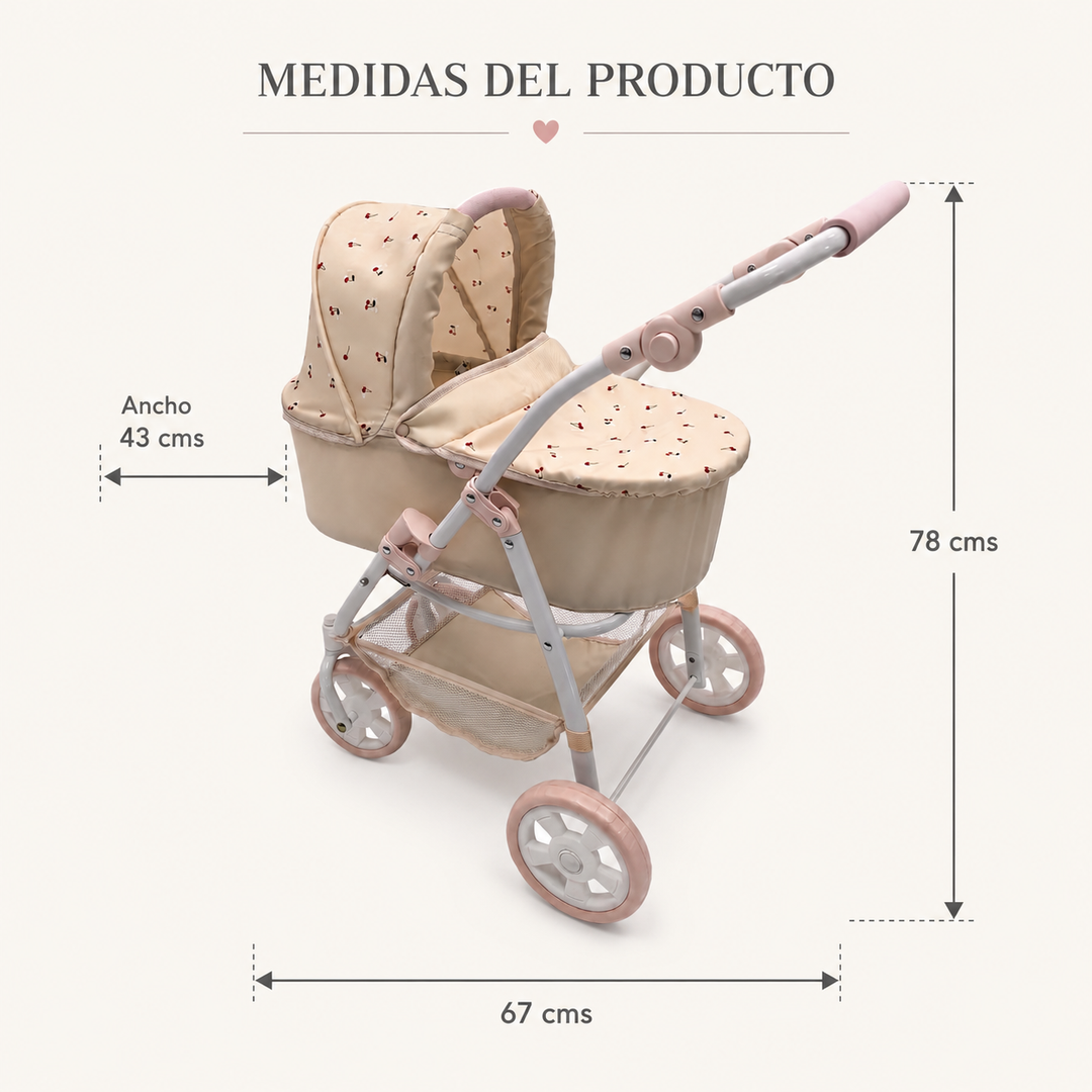 PREVENTA - COCHE MUÑECAS TRAVEL SYSTEM