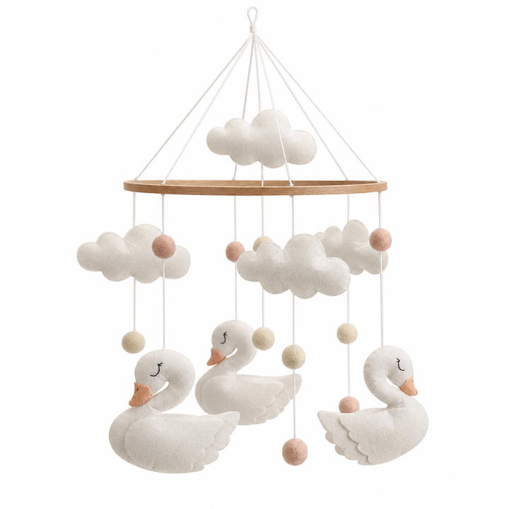 MOVIL BEBE CISNES