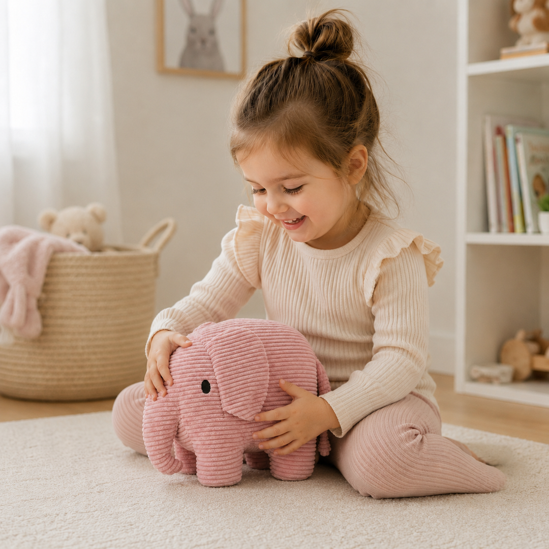 PREVENTA  ELEFANTE CORDUROY ROSA