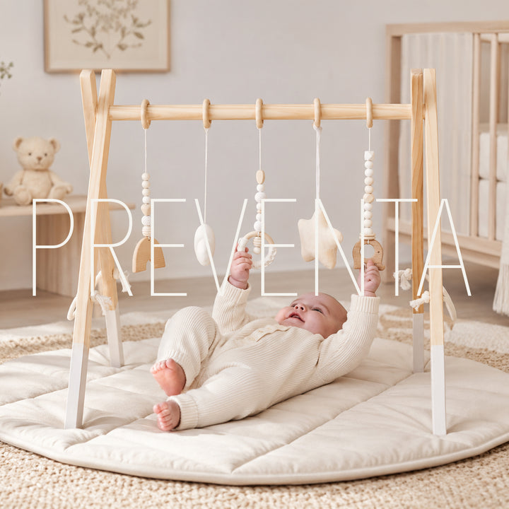 PREVENTA GIMNASIO BEBÉ DE MADERA