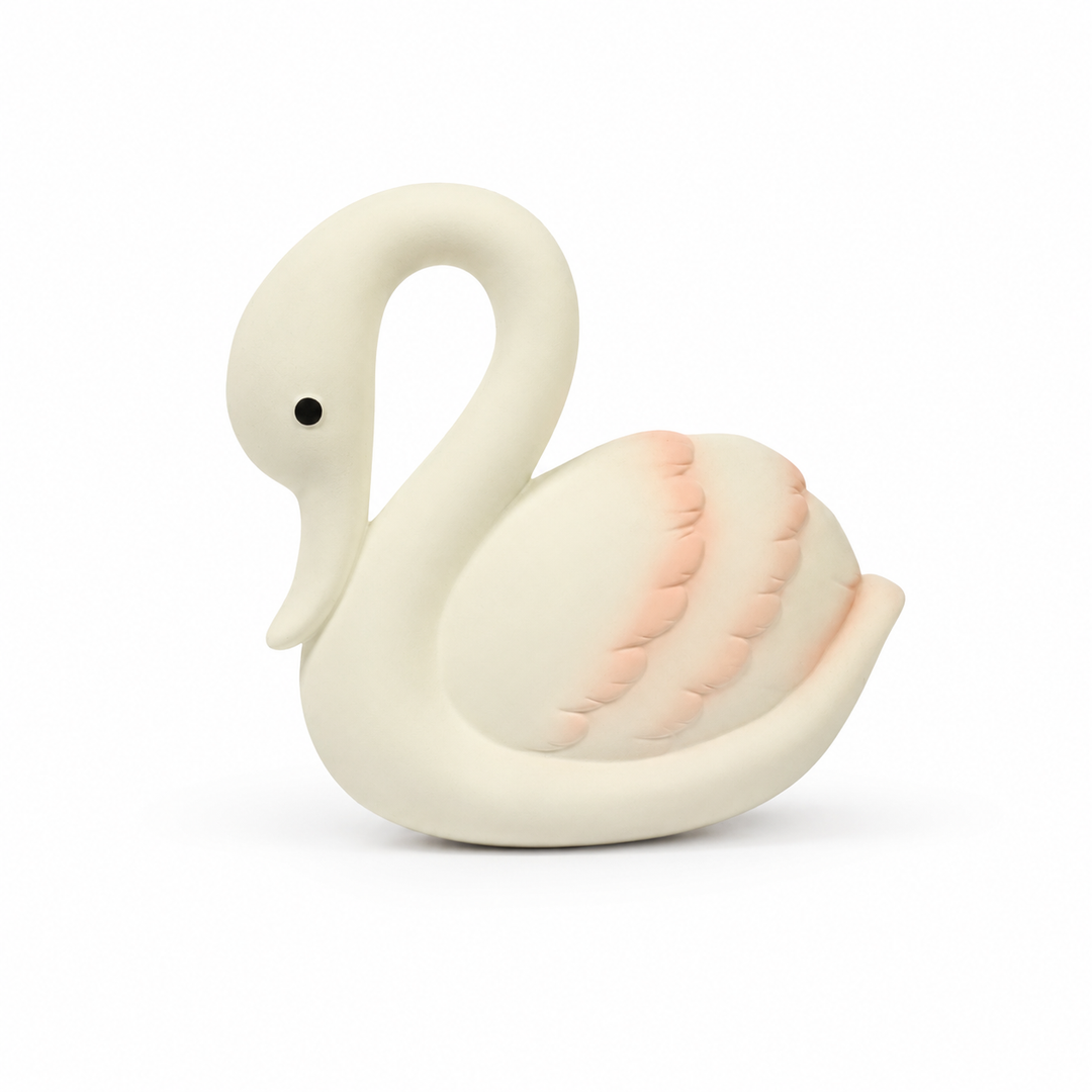 Mordedor cisne para bebé, alivia las encías en la dentición