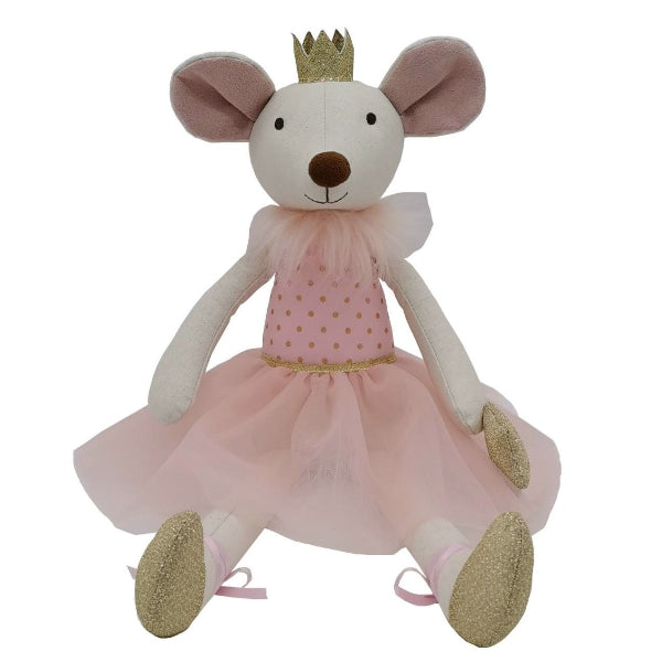 Peluche ratoncita suave para abrazar, diseño nórdico para los más pequeños