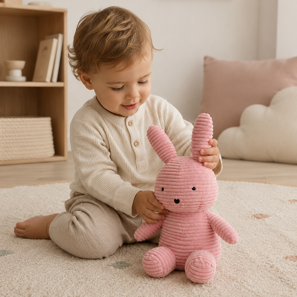 PELUCHE CONEJO CORDUROY ROSA