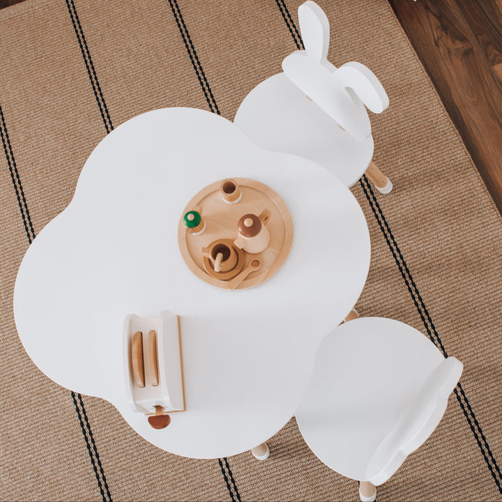 MESA & SILLAS NUBE Y CONEJO