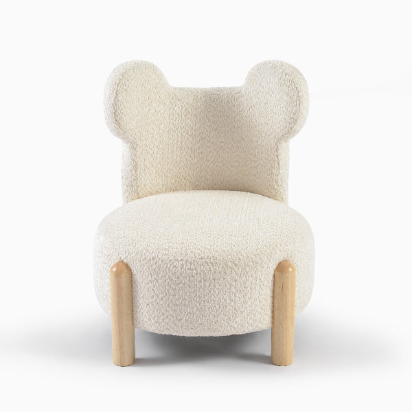 Sofá infantil osito vista frontal, asiento suave y seguro para niños