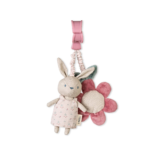 Sonajero multiactividad Cotton Bunnies Blossom Pink
