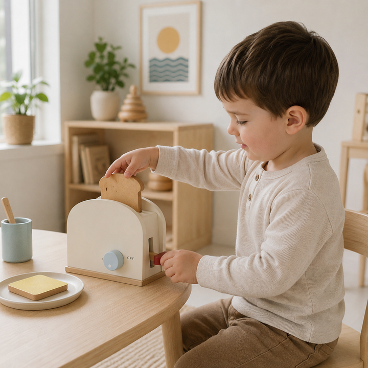 TOSTADOR DE MADERA CREMA