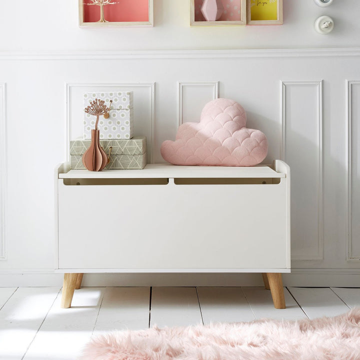 BAÚL DE MADERA BLANCO