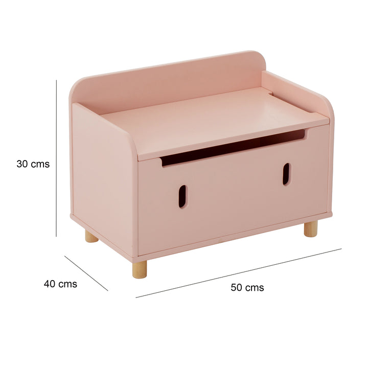 BAÚL DE MADERA ROSA