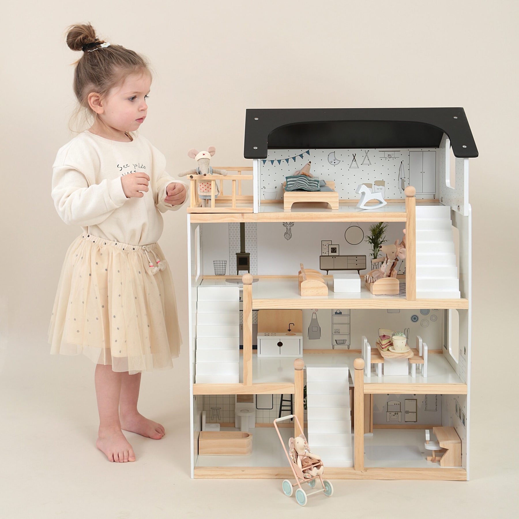 casita de muñecas de madera – Roots Toys