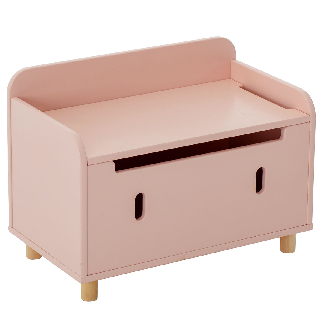 BAÚL DE MADERA ROSA